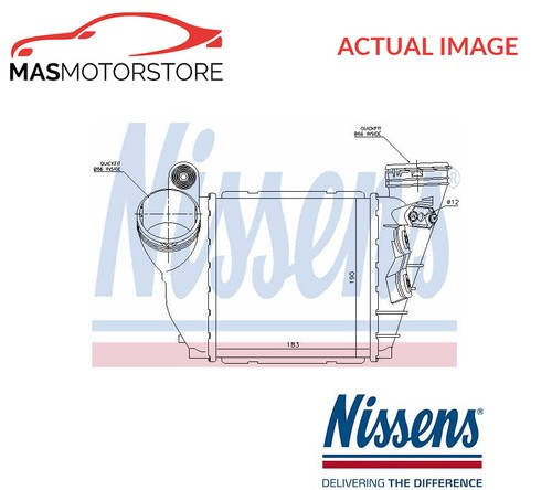 Radiatore intercooler nissens - radiatore,