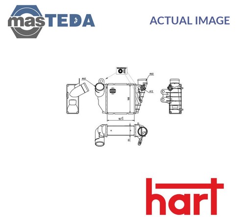 618 779 intercooler - 618, radiatore