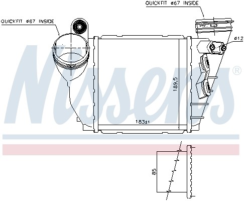 Intercooler per audi seat - intercooler,