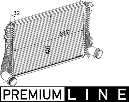 Intercooler mahle premium line - mahle,