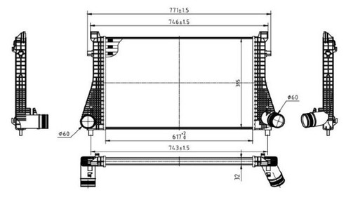 Intercooler mtr 13054499 per - 13054499,