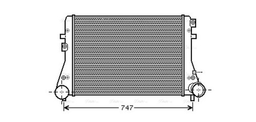 Intercooler aria carica ava - intercooler,