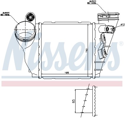 Intercooler caricatore per vw - intercooler,,
